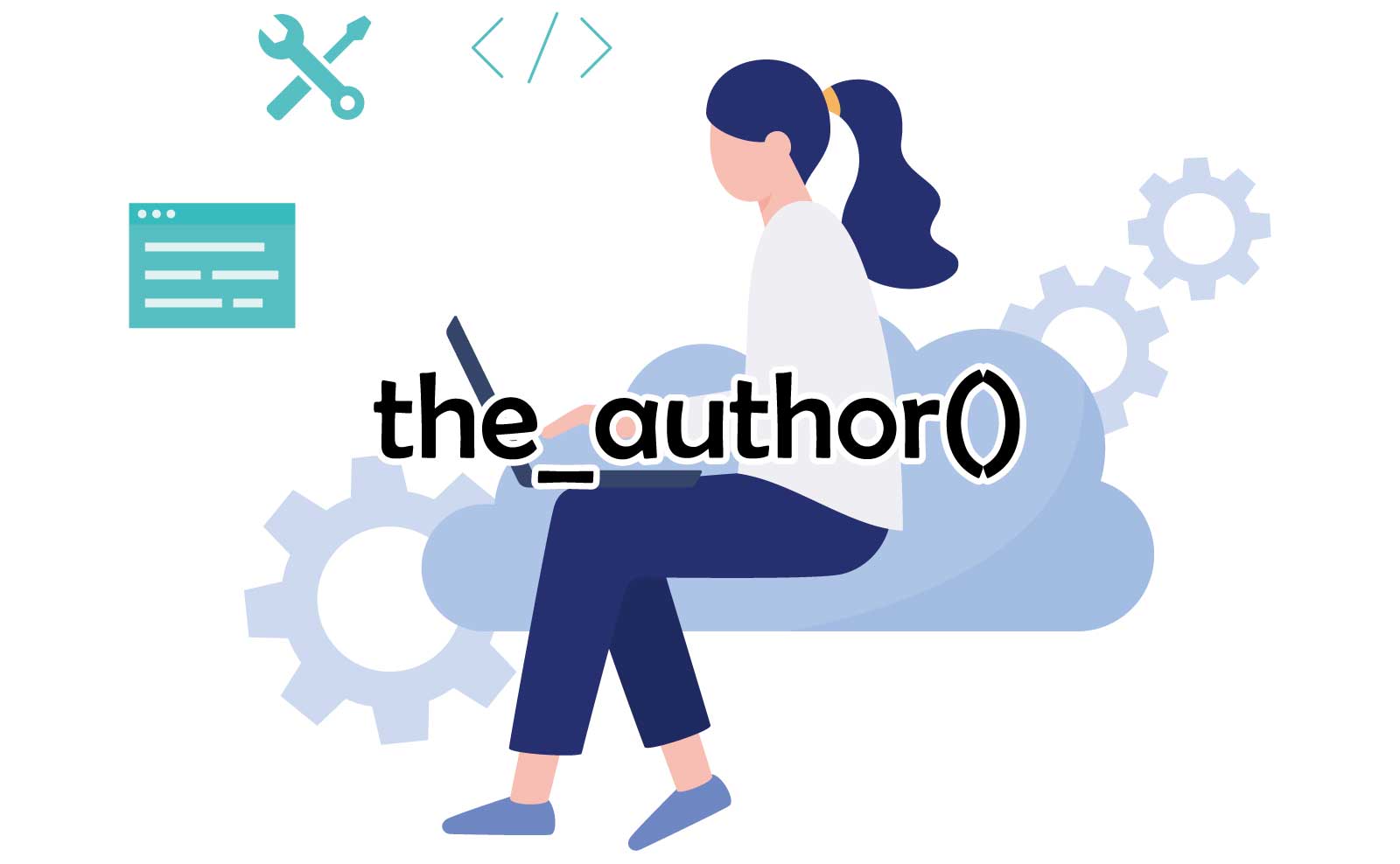 the_author()